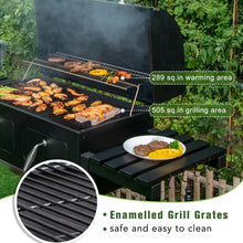 Load image into Gallery viewer, 34 - Inch BBQ Charcoal Grill Outdoor Portable Barbecue Grill