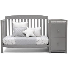 Load image into Gallery viewer, Delta Children Mason 6 - in - 1 Convertible Crib and Changer. Gray