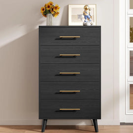 Lofka King Bedroom Furniture Set - Includes One King Bed Frame, Two Nightstands and 2 Dressers for Modern Home Decor