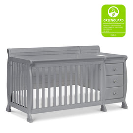 Davinci Kalani 4 - in - 1 Convertible Crib & Changer in Grey