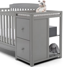 Load image into Gallery viewer, Delta Children Mason 6 - in - 1 Convertible Crib and Changer. Gray