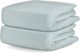 Newton Baby 2-Pack Organic Cotton Breathable Crib Sheets in Sage