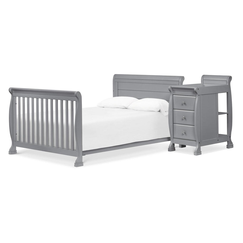 Davinci Kalani 4 - in - 1 Convertible Crib & Changer in Grey