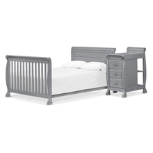 Load image into Gallery viewer, Davinci Kalani 4 - in - 1 Convertible Crib &amp; Changer in Grey