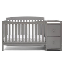 Load image into Gallery viewer, Delta Children Mason 6 - in - 1 Convertible Crib and Changer. Gray